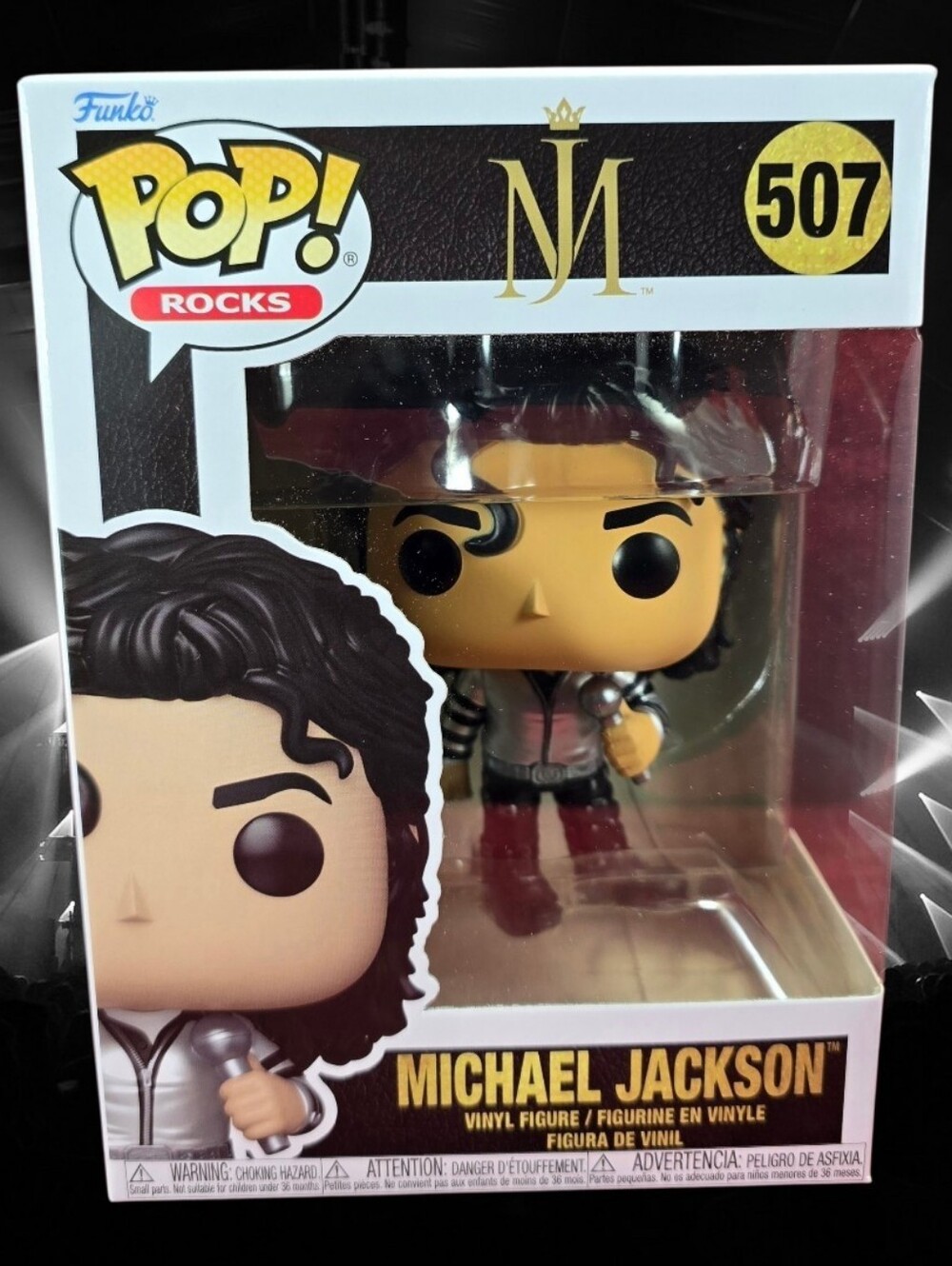 Funko Pop! Rocks: Michael Jackson # 507 (Nib) With Pop Protector